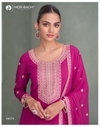 Purva By Aashirwad Mor Bagh Georgette Readymade Gown With Dupatta Wholesale Clothing Distributors In India
